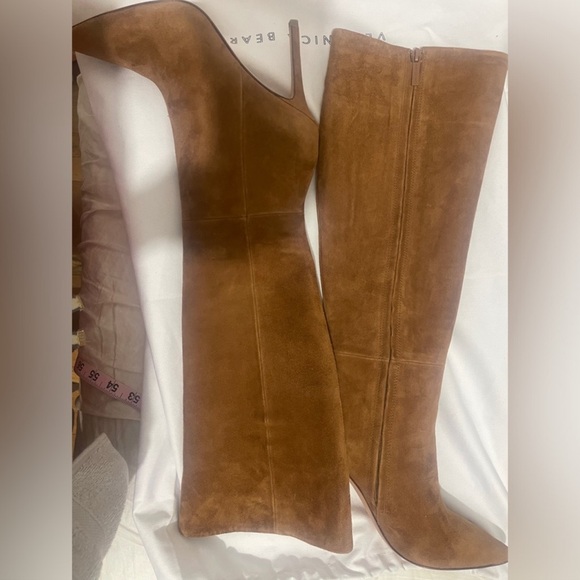 Veronica beard Lisa suede knees high boots - Picture 2 of 6